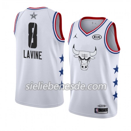 Herren NBA Chicago Bulls Trikot Zach LaVine 8 2019 All-Star Jordan Brand Weiß Swingman